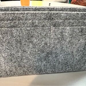 Gray Felt Purse Organizer  11x5x3